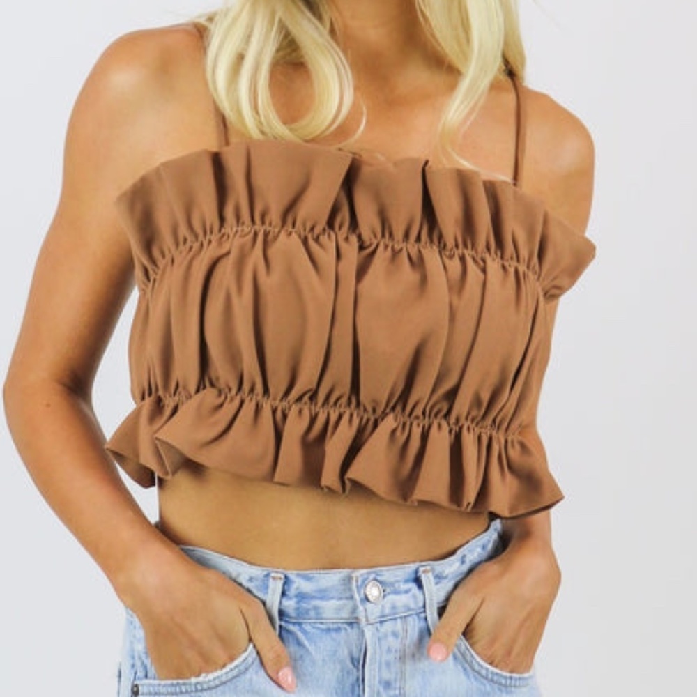 Line & Dot Crop top